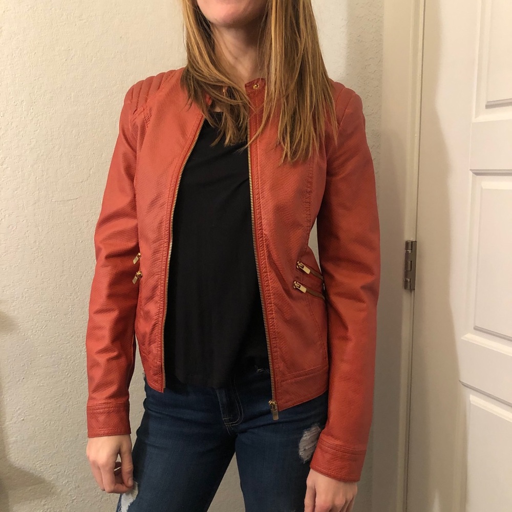 SOLD ❤️ Vegan Leather Jacket